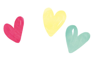 Dessin de coeurs